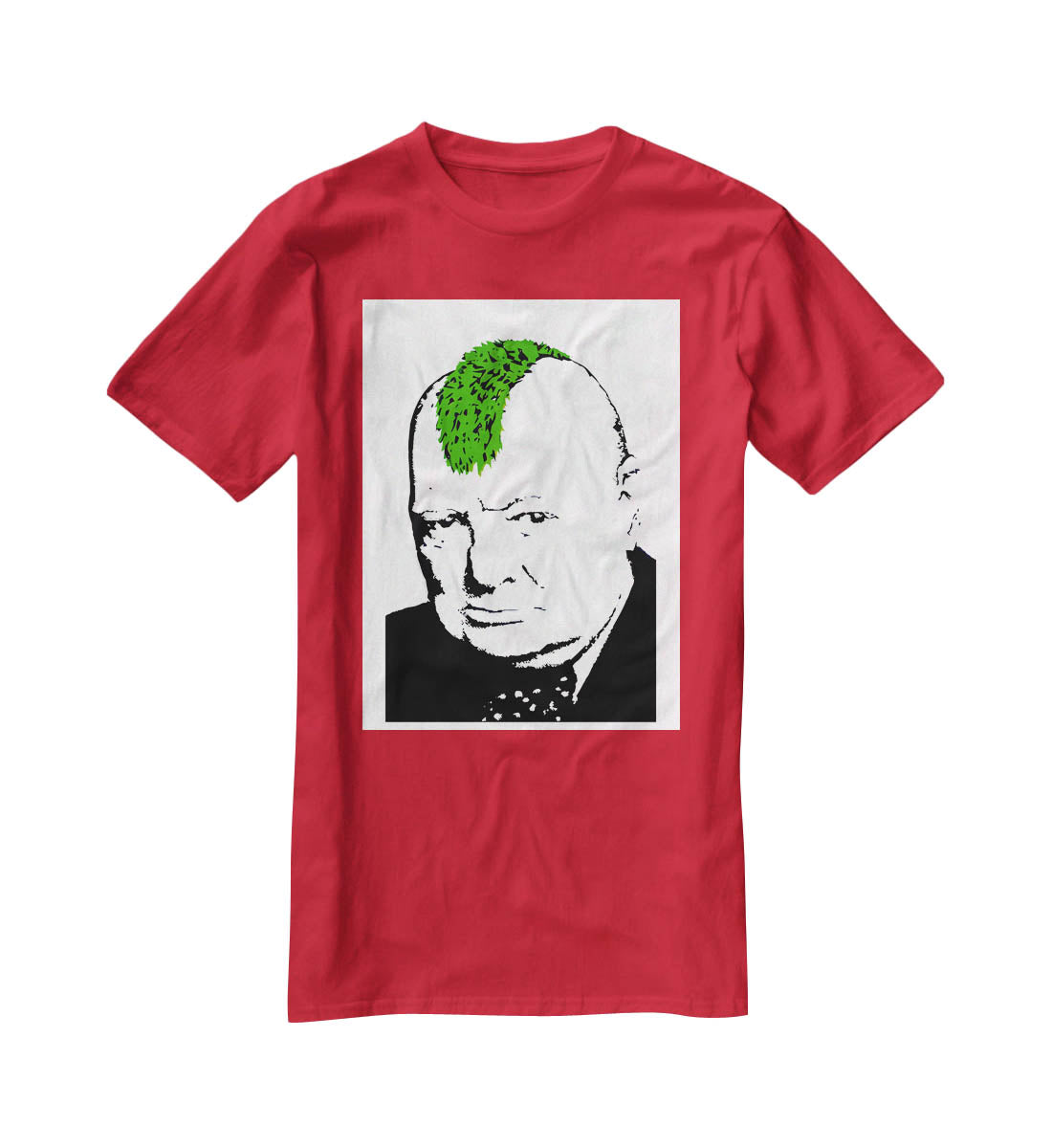 Banksy Churchill Turf War T-Shirt - Canvas Art Rocks - 4