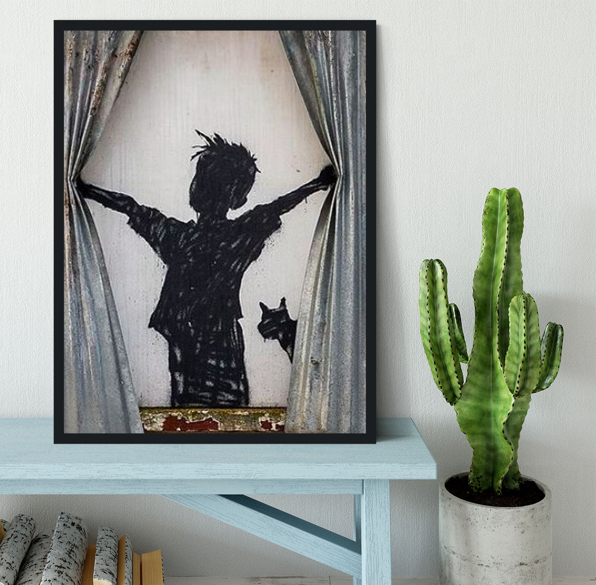 Banksy Derelict Farmhouse Framed Print - Canvas Art Rocks - 2