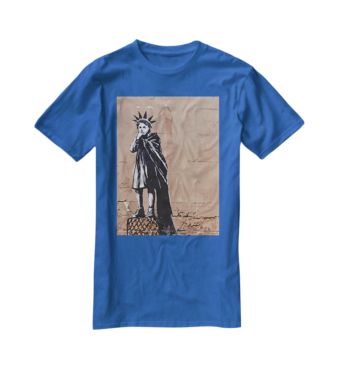 Banksy Empire State Kid T-Shirt - Canvas Art Rocks - 2