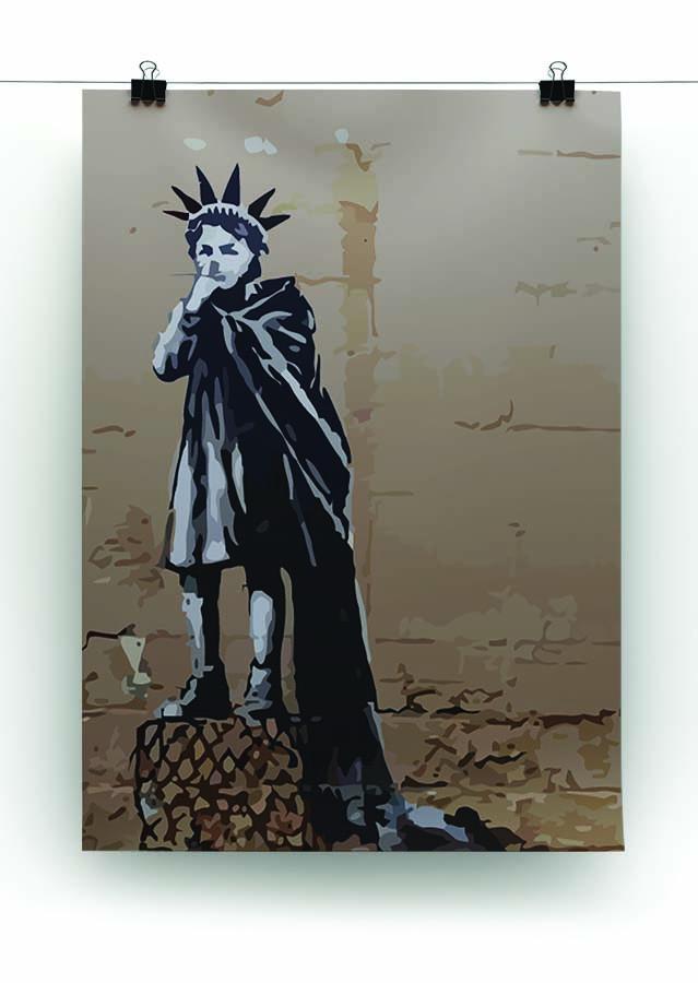 Banksy Empire State Kid Canvas Print or Poster - Canvas Art Rocks - 2