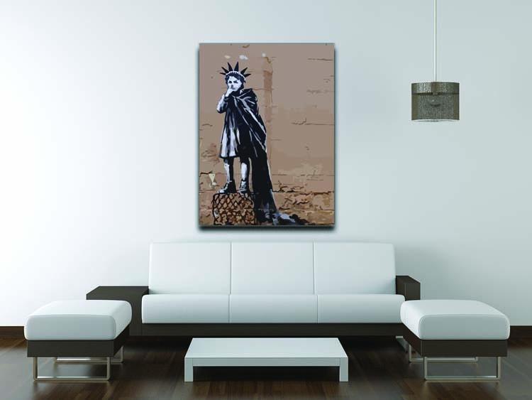 Banksy Empire State Kid Canvas Print or Poster - Canvas Art Rocks - 4