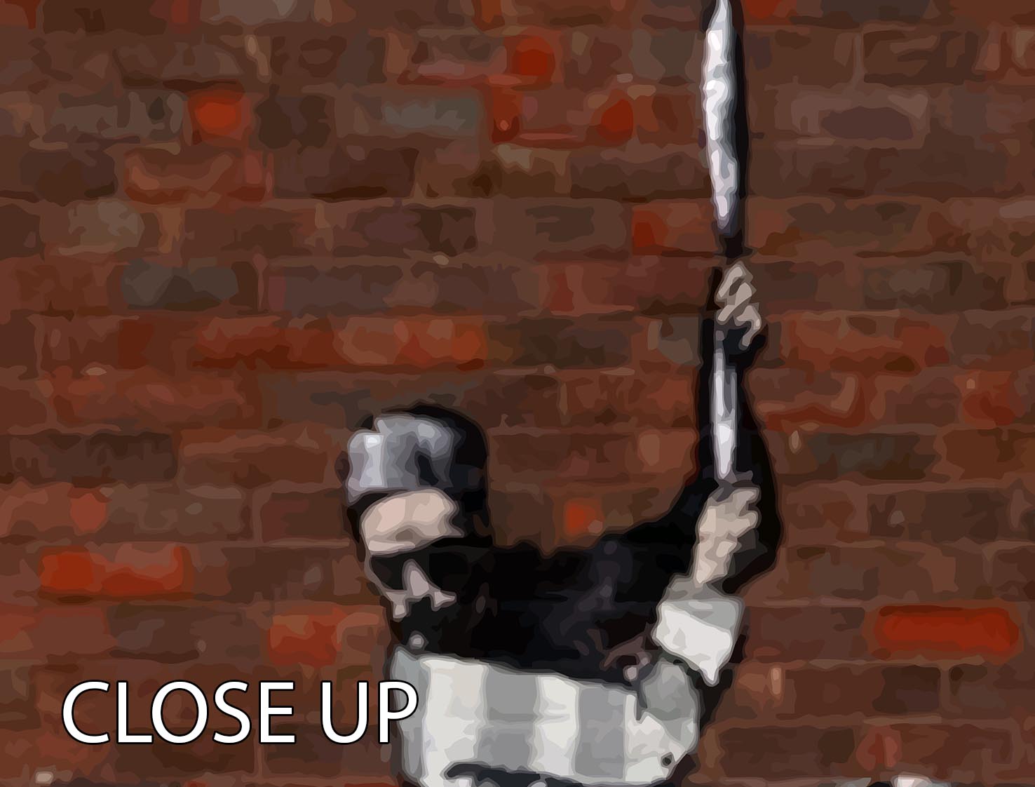 Banksy Escaping Prisoner 3 Split Panel Canvas Print - Canvas Art Rocks - 3