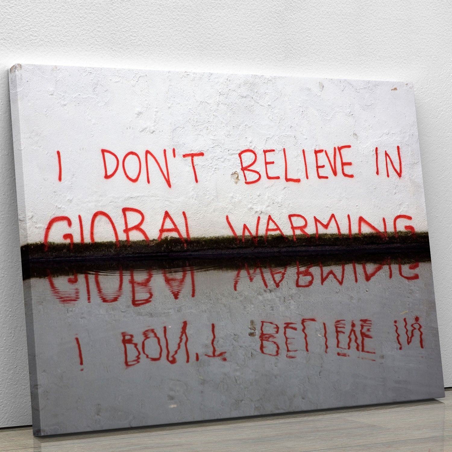 Banksy Global Warming Canvas Print or Poster - Canvas Art Rocks - 1