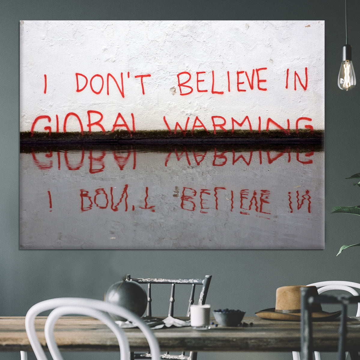 Banksy Global Warming Canvas Print or Poster - Canvas Art Rocks - 3