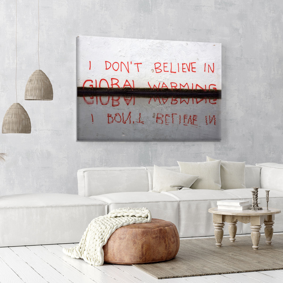 Banksy Global Warming Canvas Print or Poster - Canvas Art Rocks - 6