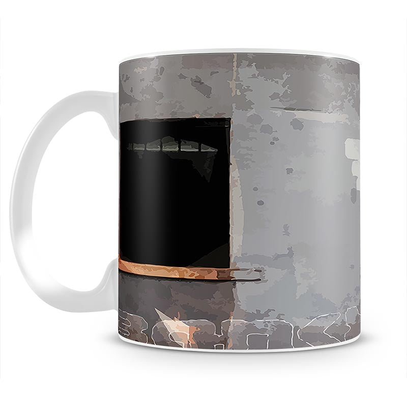 Banksy Graffiti is a Crime New York Mug - Canvas Art Rocks - 1