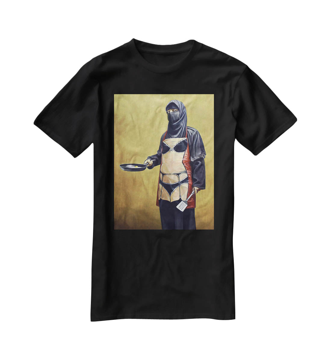 Banksy How Do You Like Your Eggs T-Shirt - Canvas Art Rocks - 1