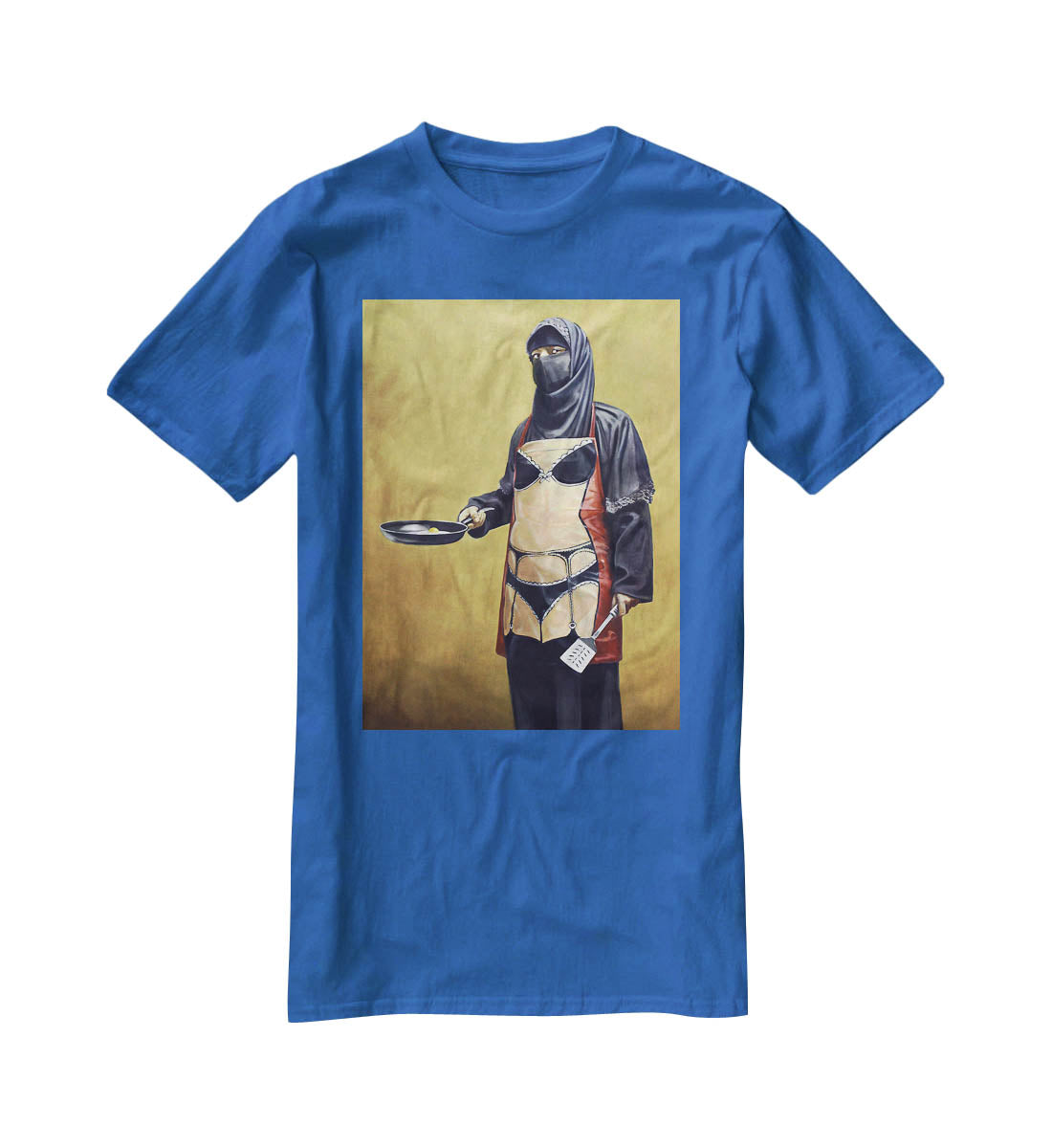 Banksy How Do You Like Your Eggs T-Shirt - Canvas Art Rocks - 2