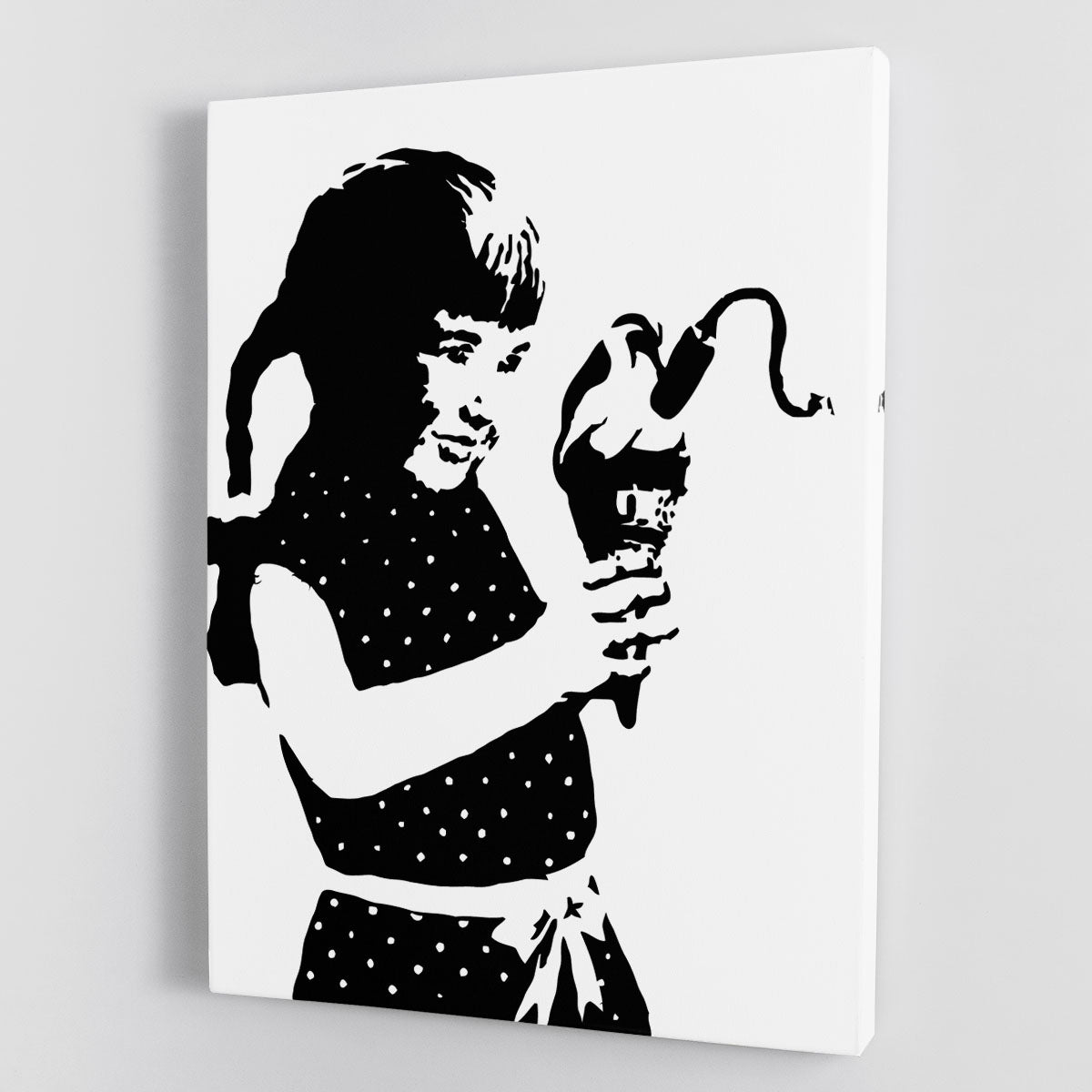 Banksy Ice Cream Bomb Canvas Print or Poster - Canvas Art Rocks - 1