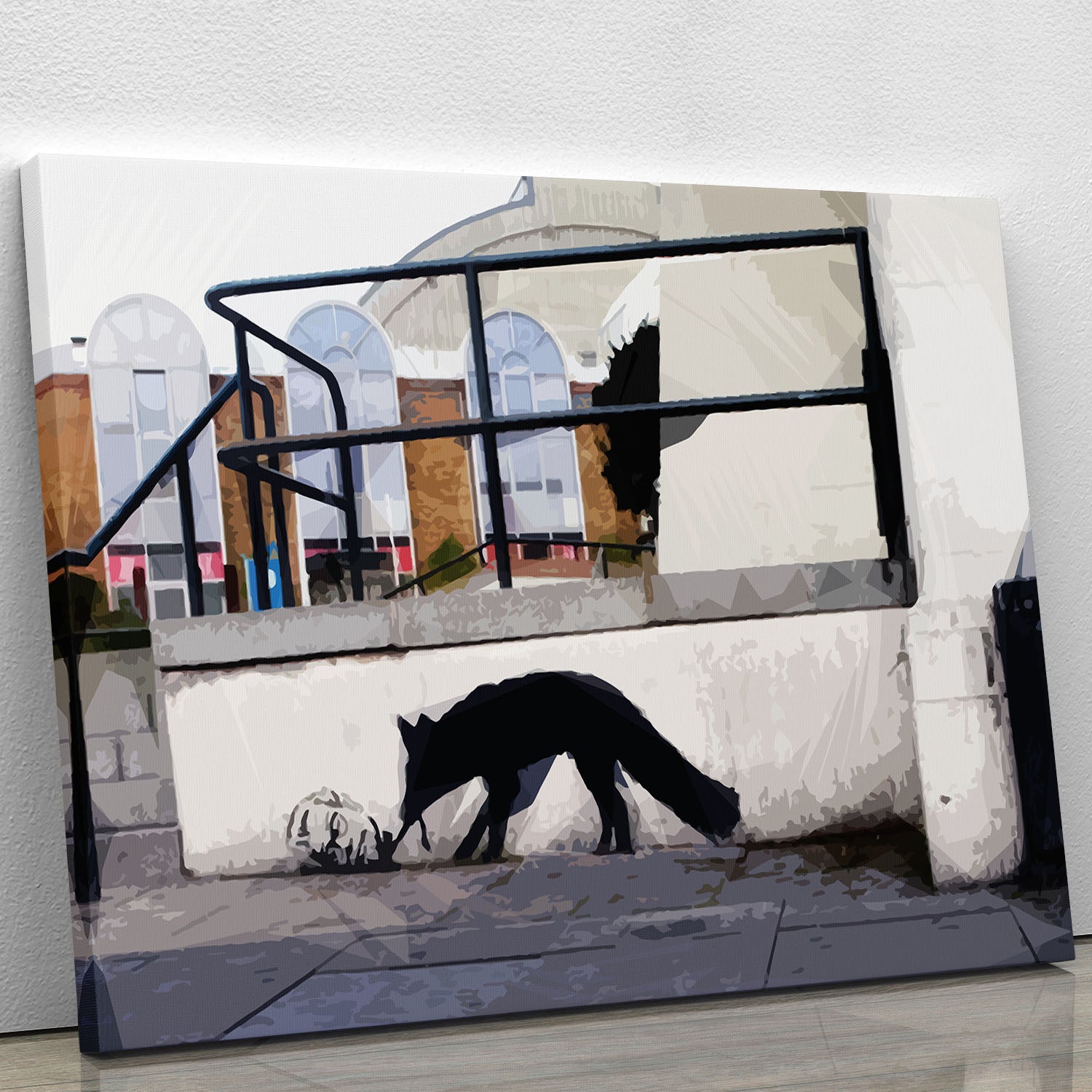 Banksy Kentucky Fox Canvas Print or Poster - Canvas Art Rocks - 1