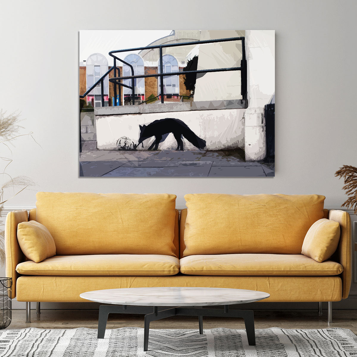 Banksy Kentucky Fox Canvas Print or Poster - Canvas Art Rocks - 4