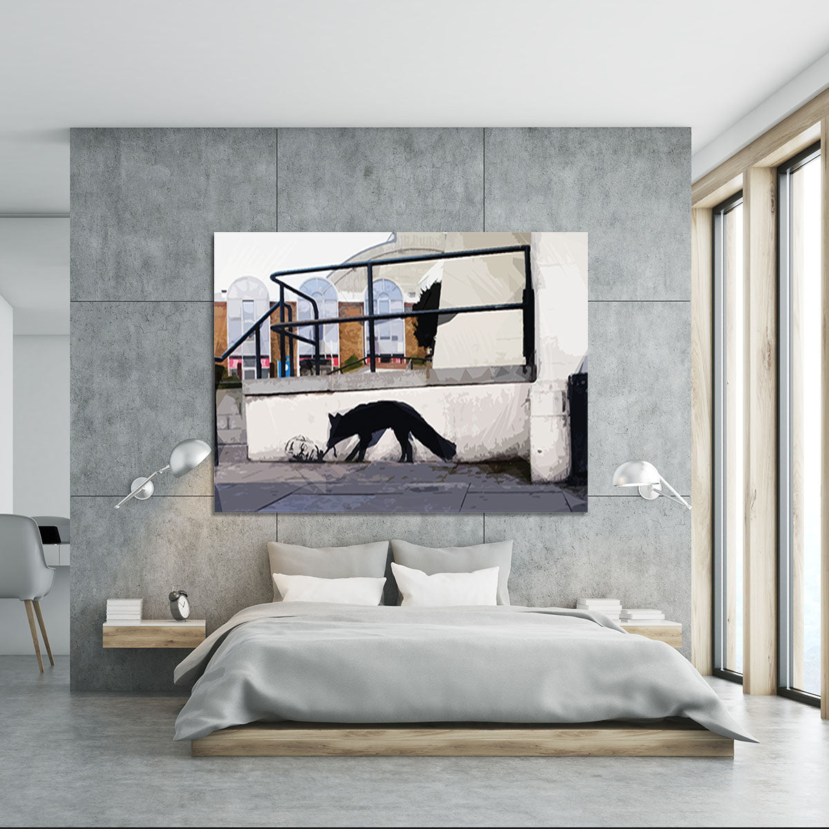 Banksy Kentucky Fox Canvas Print or Poster - Canvas Art Rocks - 5