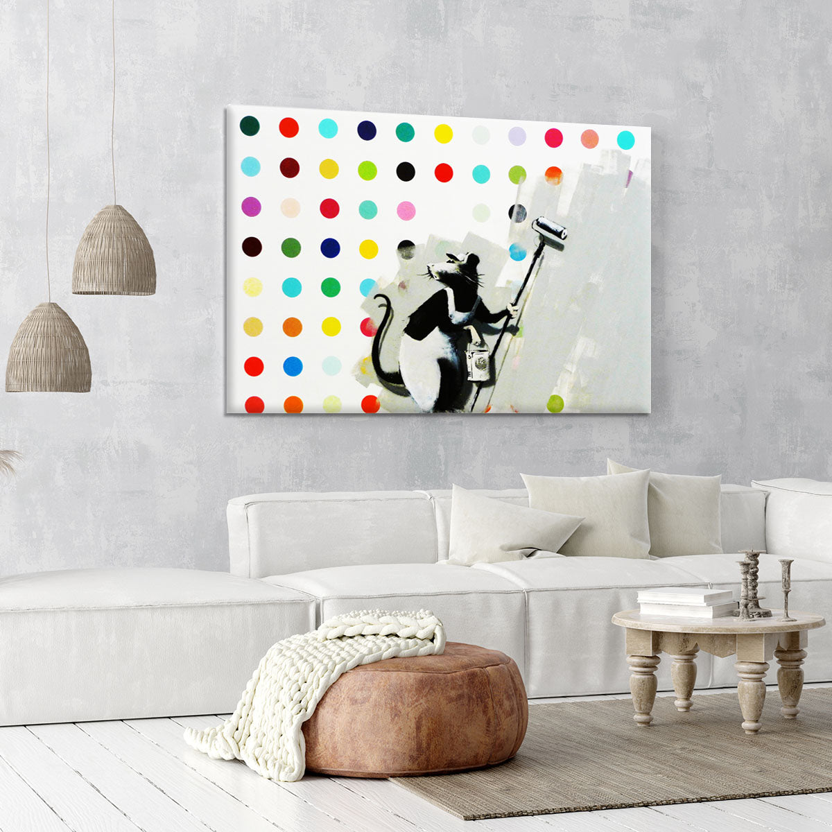 Banksy LSD Damien Hirst Canvas Print or Poster - Canvas Art Rocks - 6