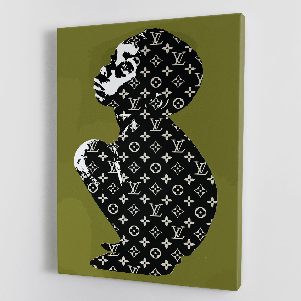 Banksy Louis Vuitton Kid Canvas Print or Poster - Canvas Art Rocks - 1