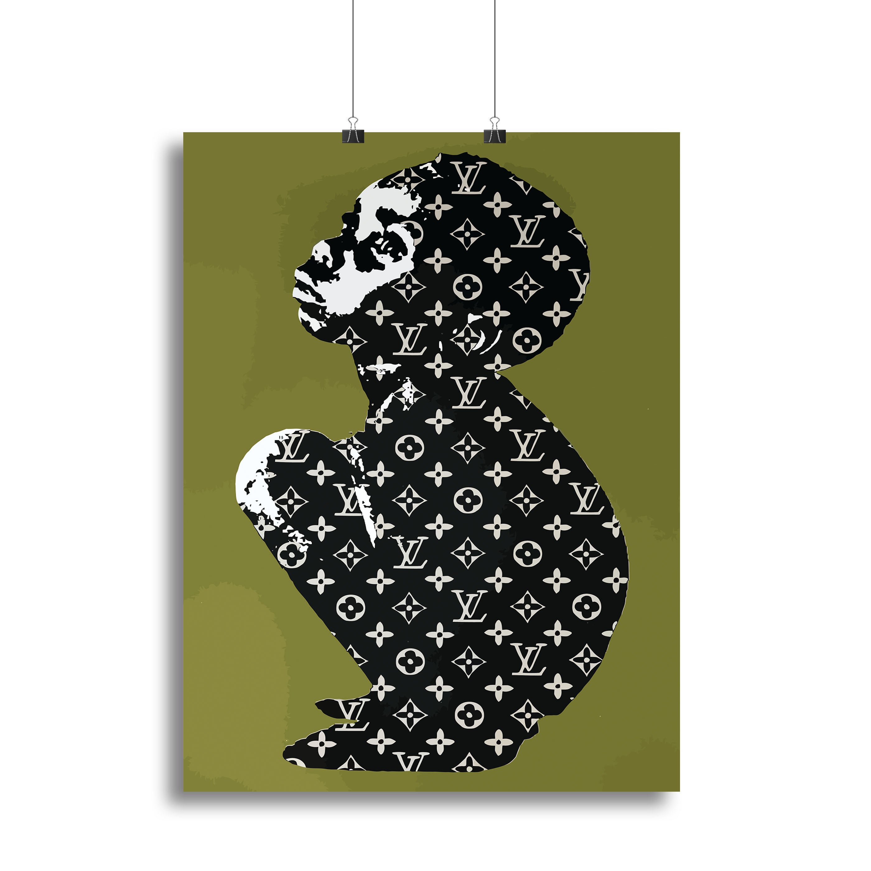 Banksy Louis Vuitton Kid Canvas Print or Poster - Canvas Art Rocks - 2