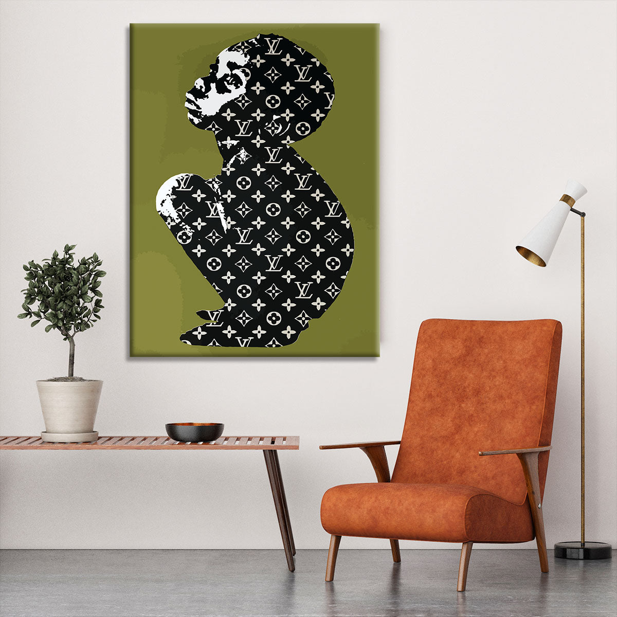 Banksy Louis Vuitton Kid Canvas Print or Poster - Canvas Art Rocks - 6