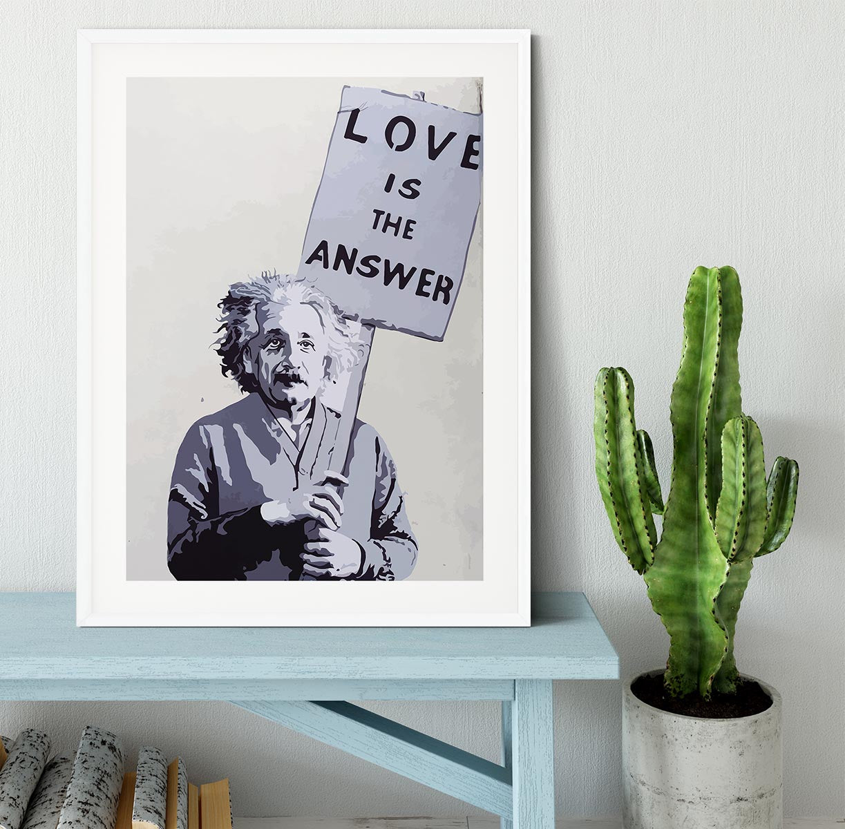 Banksy Love Is The Answer Framed Print - Canvas Art Rocks - 5
