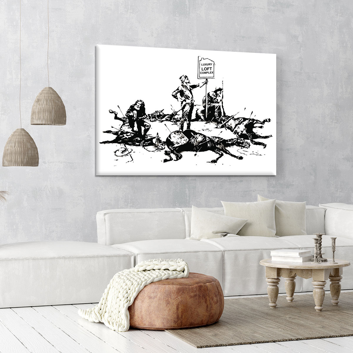 Banksy Luxury Loft Canvas Print or Poster - Canvas Art Rocks - 6