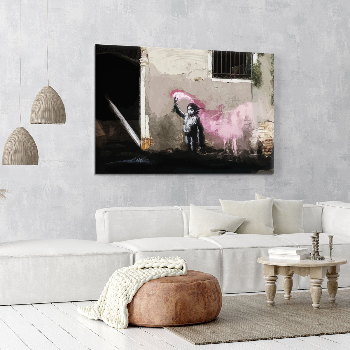 Banksy Migrant Child Venice Canvas Print or Poster - Canvas Art Rocks - 6