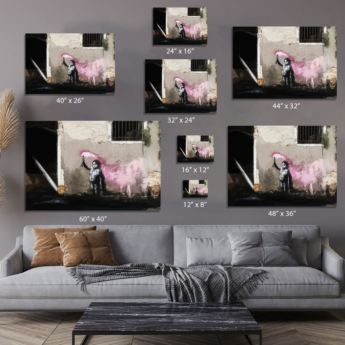 Banksy Migrant Child Venice Canvas Print or Poster - Canvas Art Rocks - 7