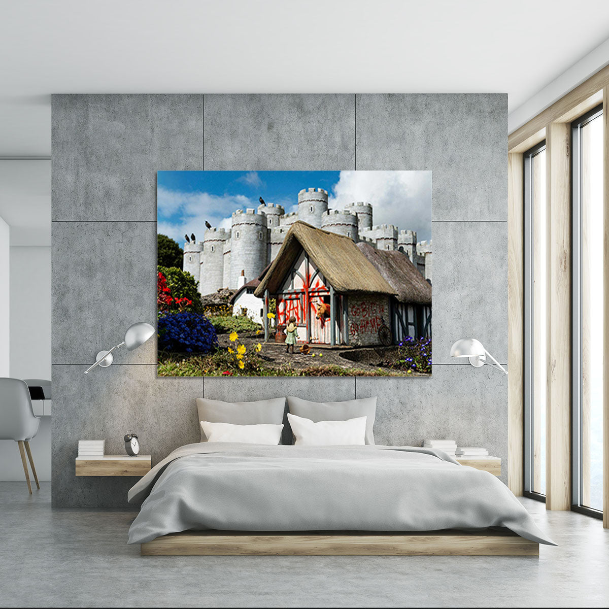 Banksy Model Village Great Yarmouth Canvas Print or Poster - Canvas Art Rocks - 5