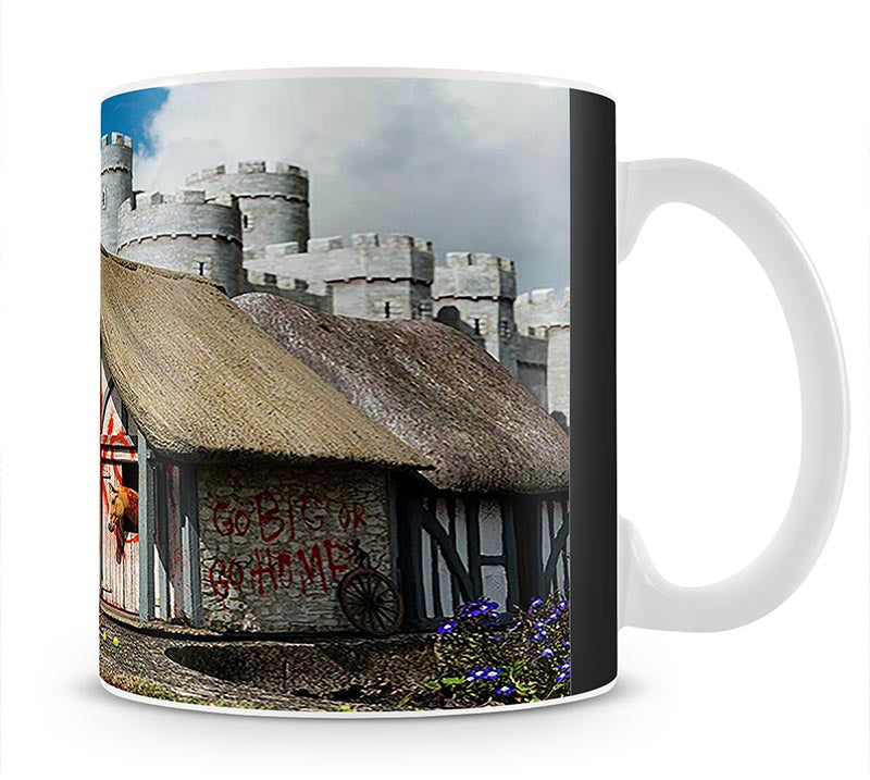 Banksy Model Village Great Yarmouth Mug - Canvas Art Rocks - 1