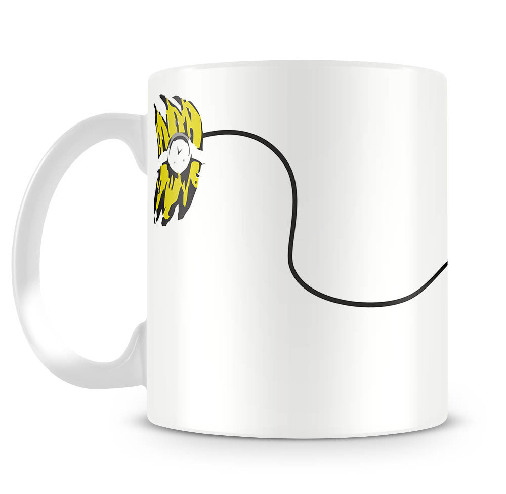 Banksy Monkey Banana Bomb Mug - Canvas Art Rocks