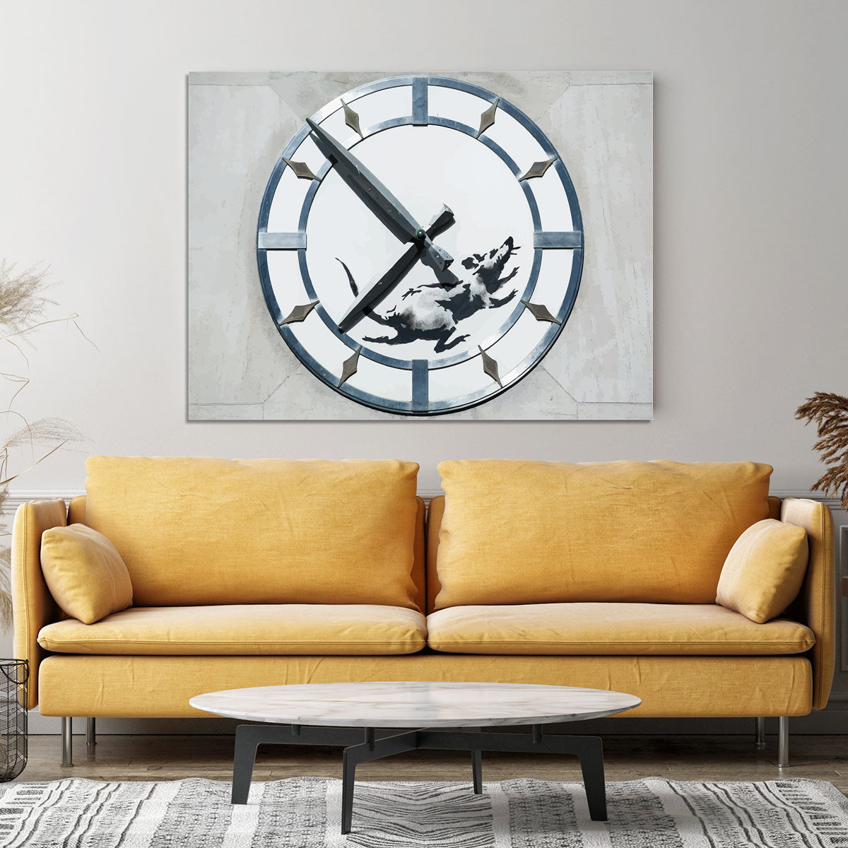 Banksy New York Clock Rat Canvas Print or Poster - Canvas Art Rocks - 4