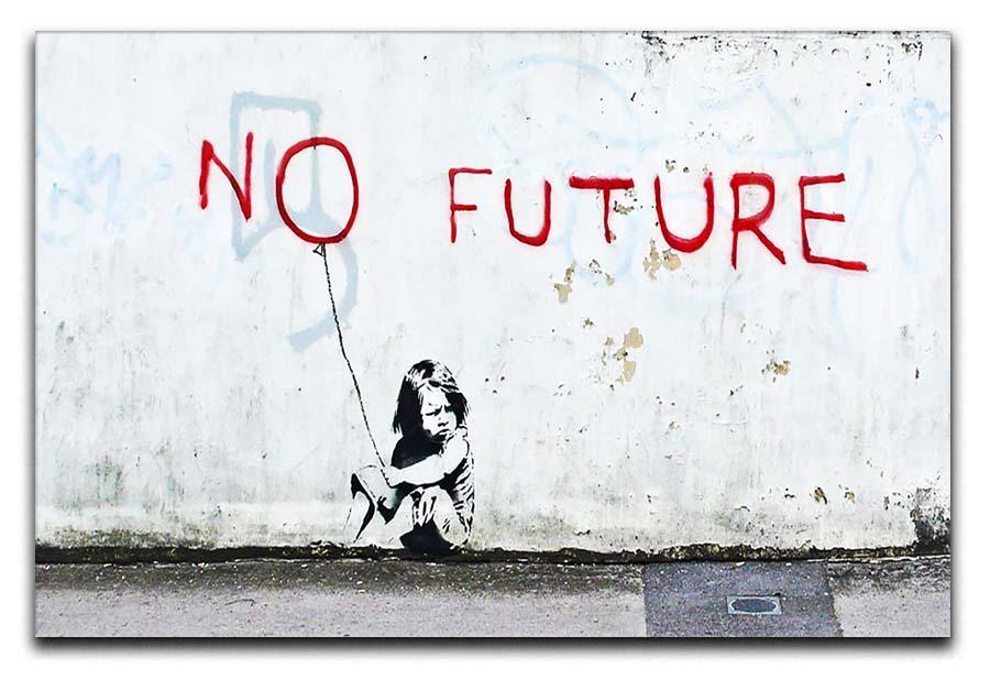 Banksy No Future Canvas Print or Poster  - Canvas Art Rocks - 1