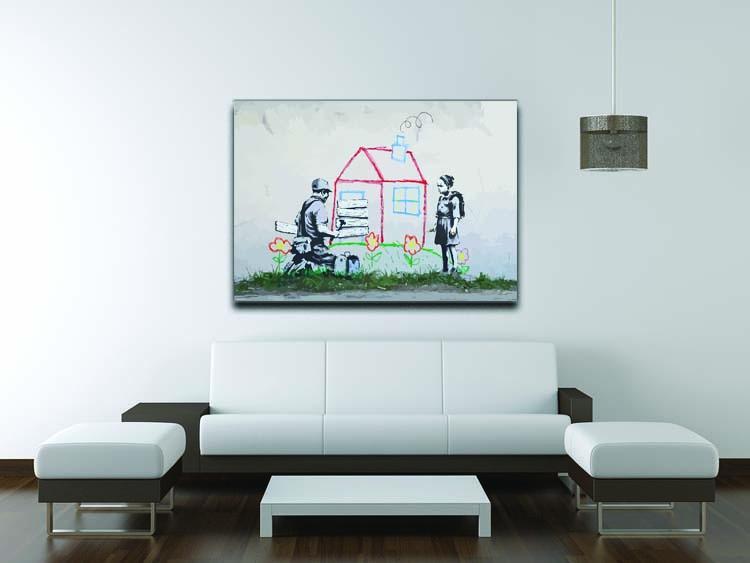 Banksy Play House Canvas Print or Poster - Canvas Art Rocks - 4