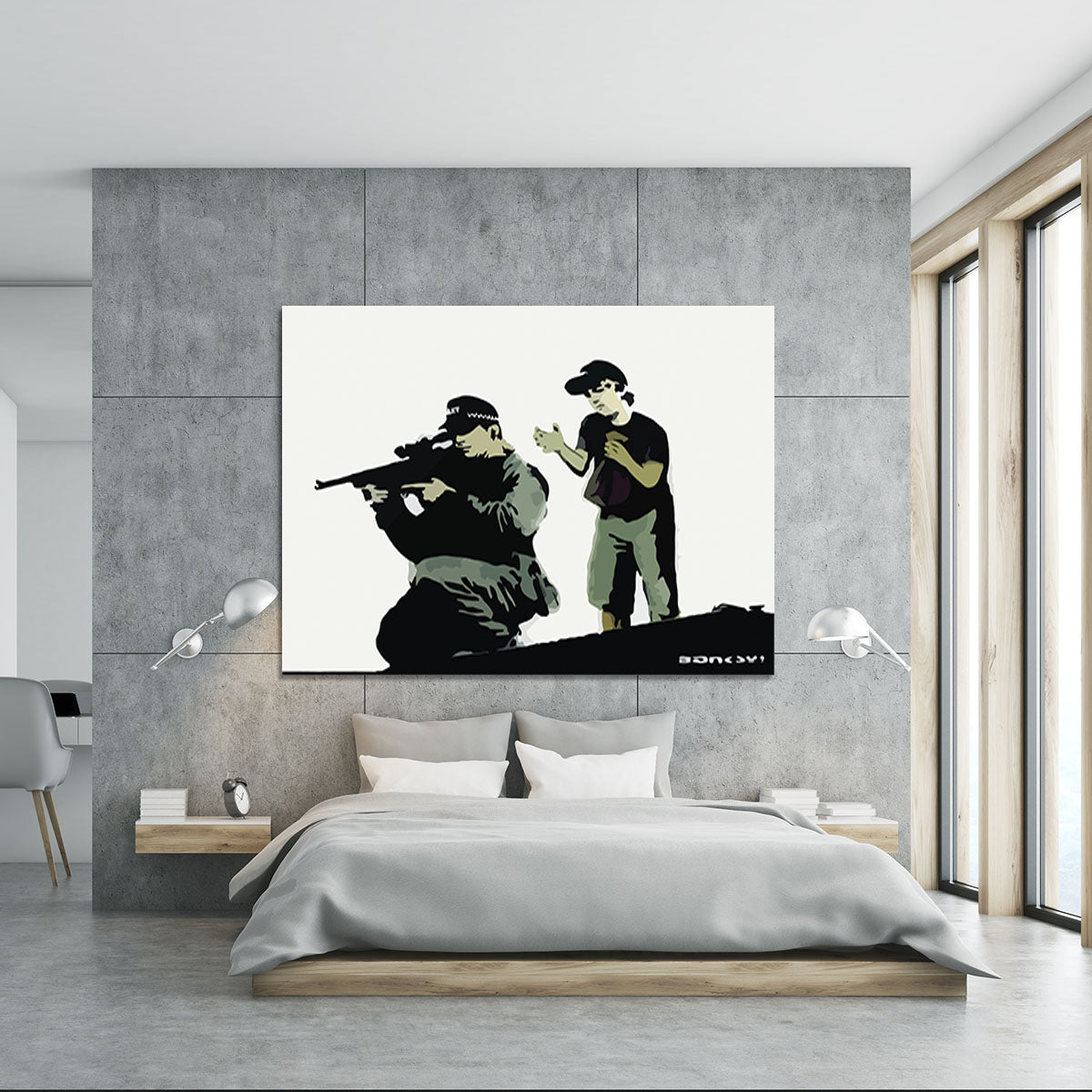 Banksy Police Sniper Canvas Print or Poster - Canvas Art Rocks - 5