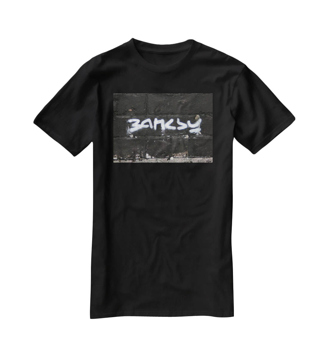 Banksy Signature Tag T-Shirt - Canvas Art Rocks - 1
