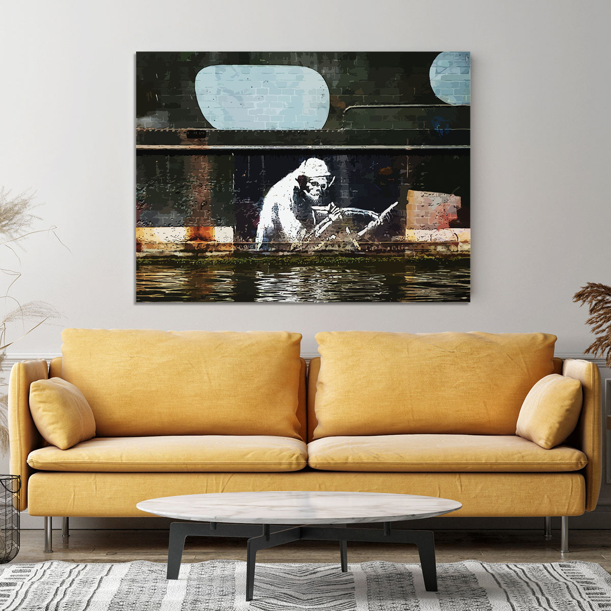 Banksy The Grim Reaper Bristol Canvas Print or Poster - Canvas Art Rocks - 4