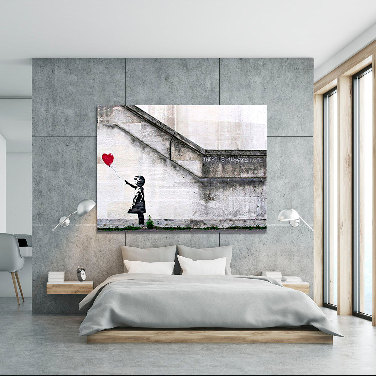 Banksy There is Always Hope Canvas Print or Poster - Canvas Art Rocks - 5