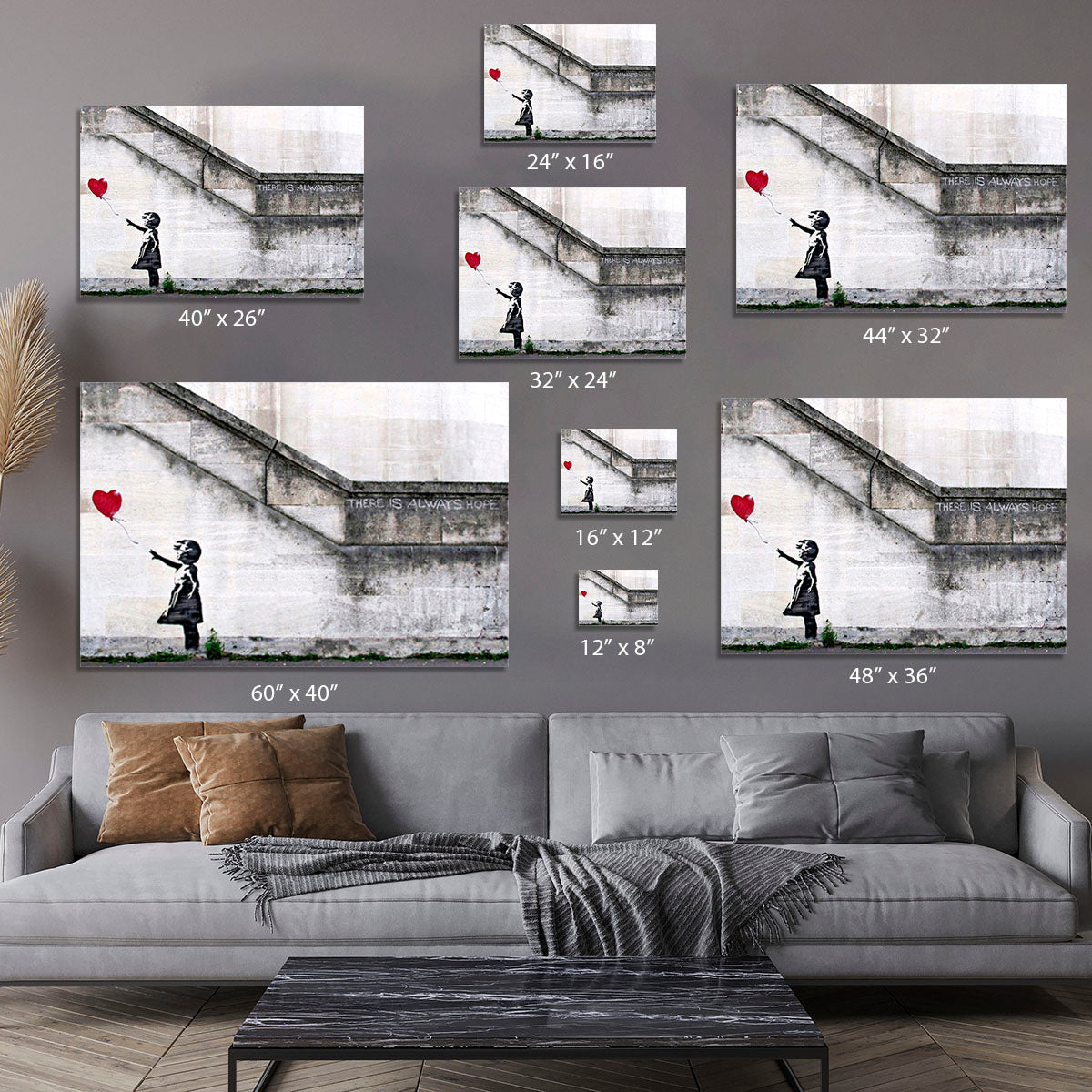 Banksy There is Always Hope Canvas Print or Poster - Canvas Art Rocks - 7