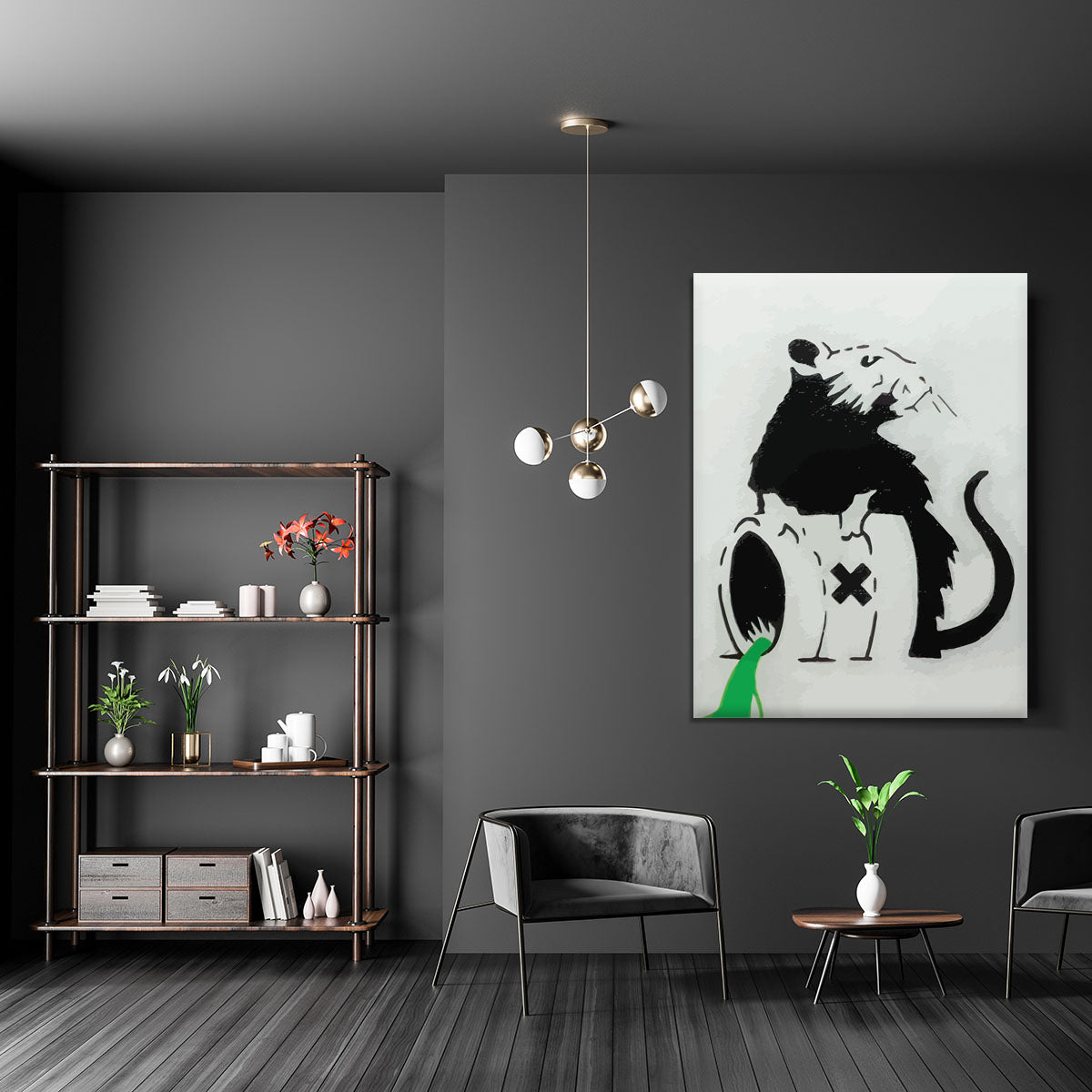 Banksy Toxic Rat Canvas Print or Poster - Canvas Art Rocks - 5