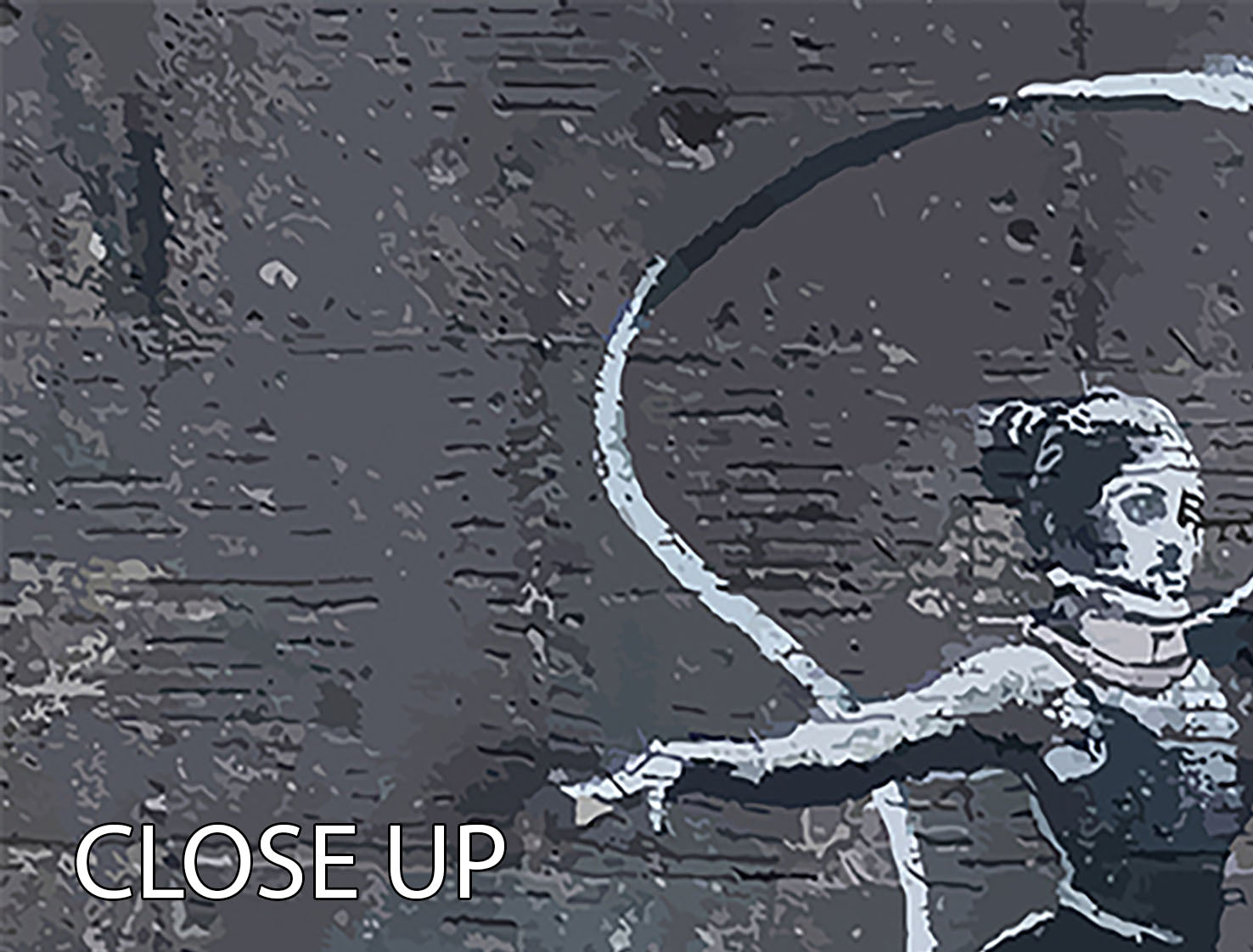 Banksy Ukraine Irpin Gymnast 3 Split Panel Canvas Print - Canvas Art Rocks - 3