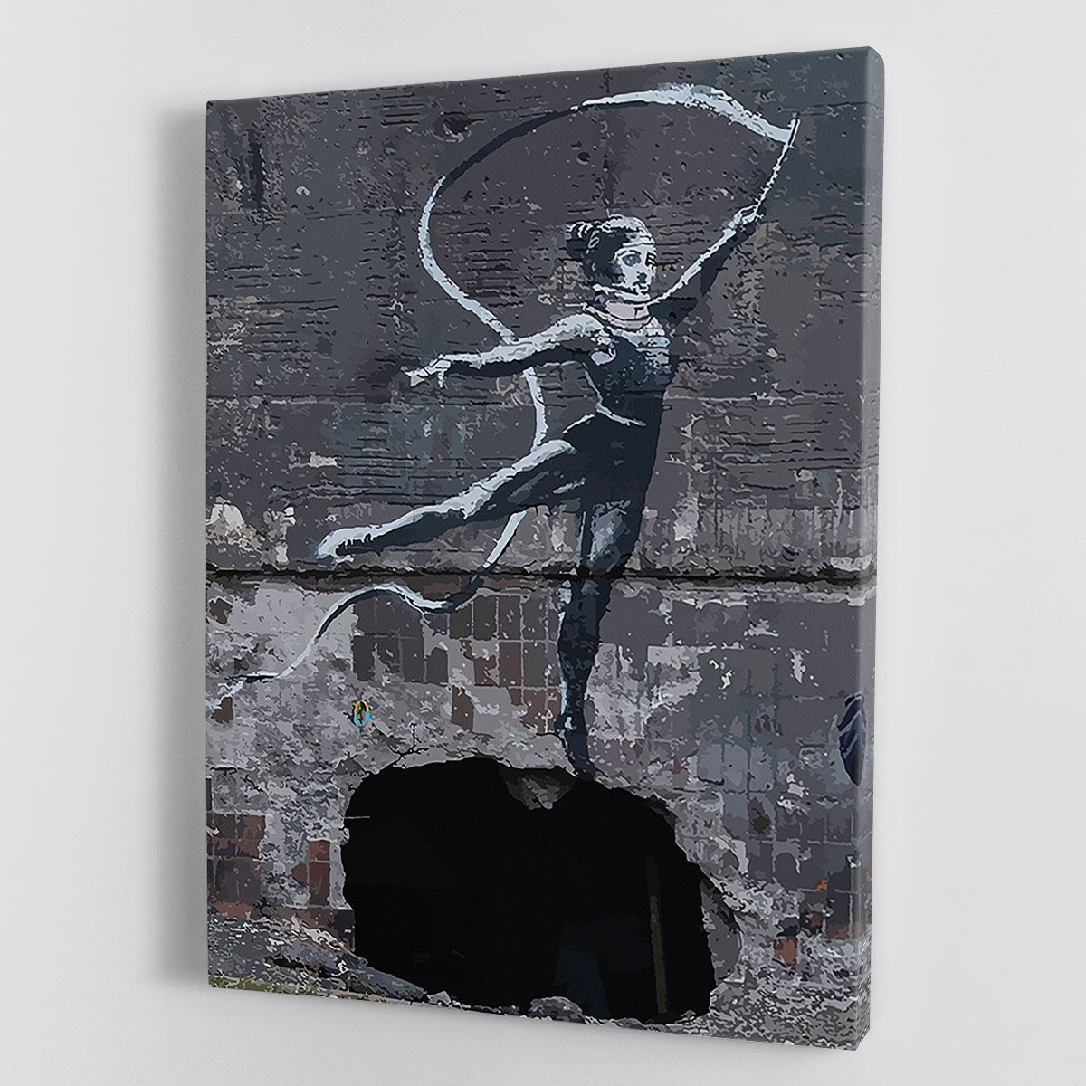 Banksy Ukraine Irpin Gymnast Canvas Print or Poster - Canvas Art Rocks - 1