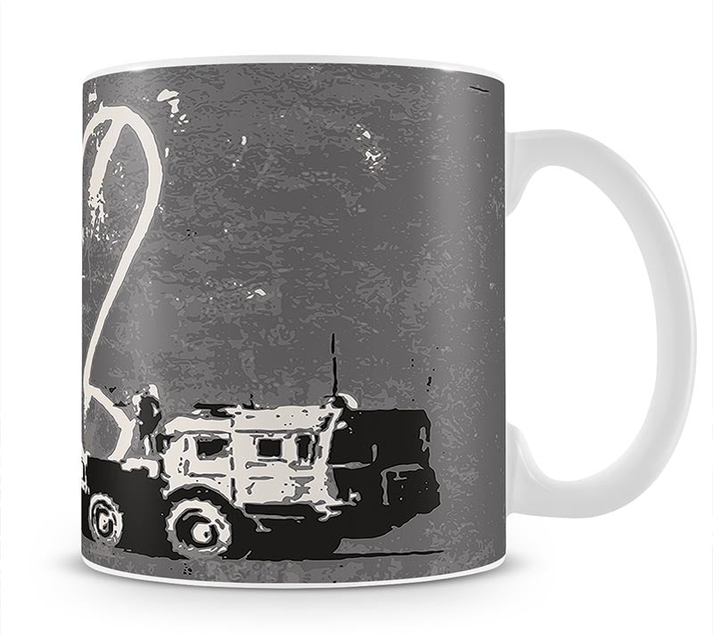 Banksy Ukraine Penis Missile Mug - Canvas Art Rocks - 1
