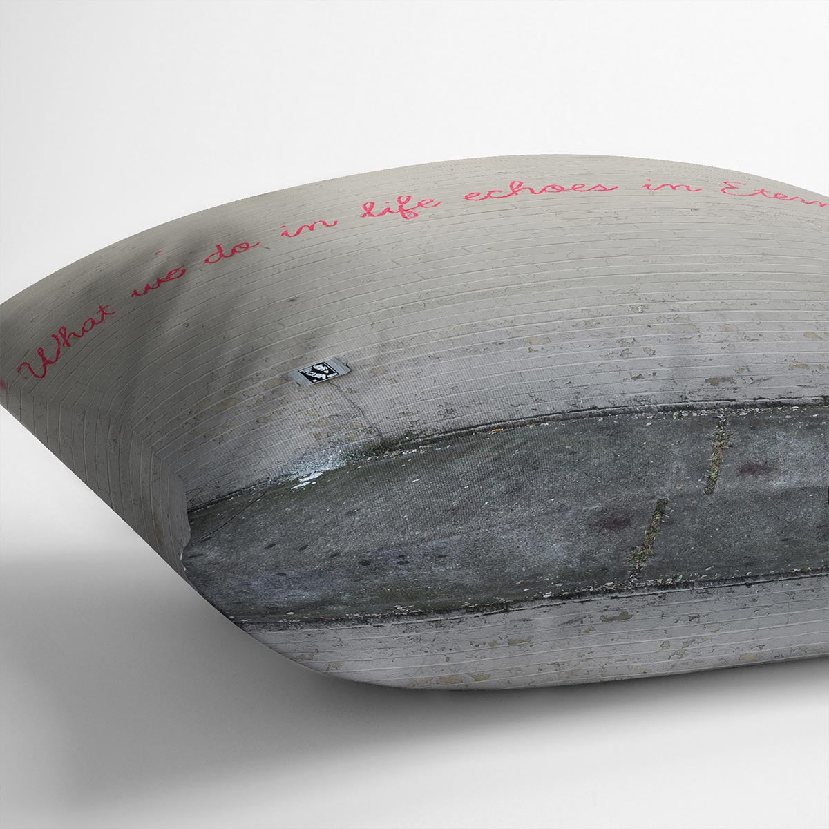 Banksy What We Do In Life Cushion