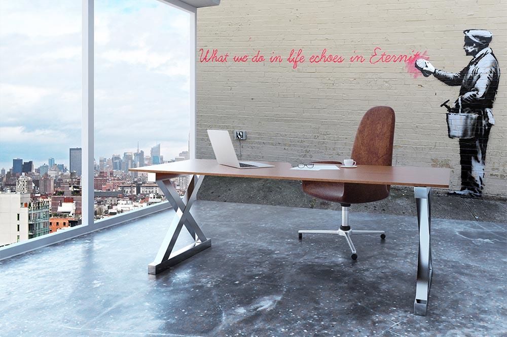 Banksy What We Do In Life Wall Mural Wallpaper - Canvas Art Rocks - 3