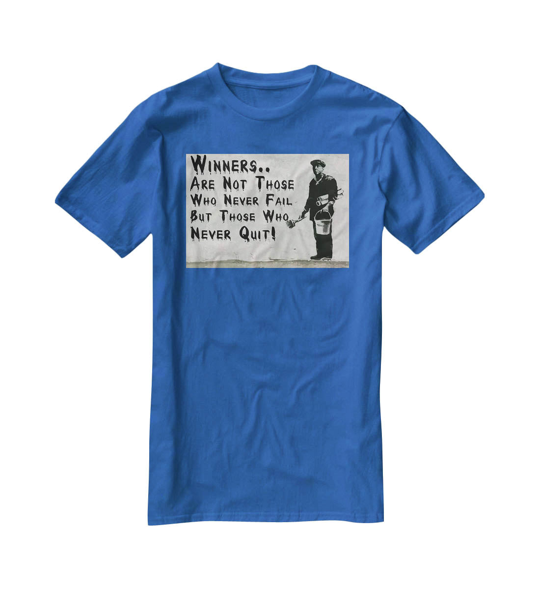 Banksy Winners Are Not T-Shirt - Canvas Art Rocks - 2