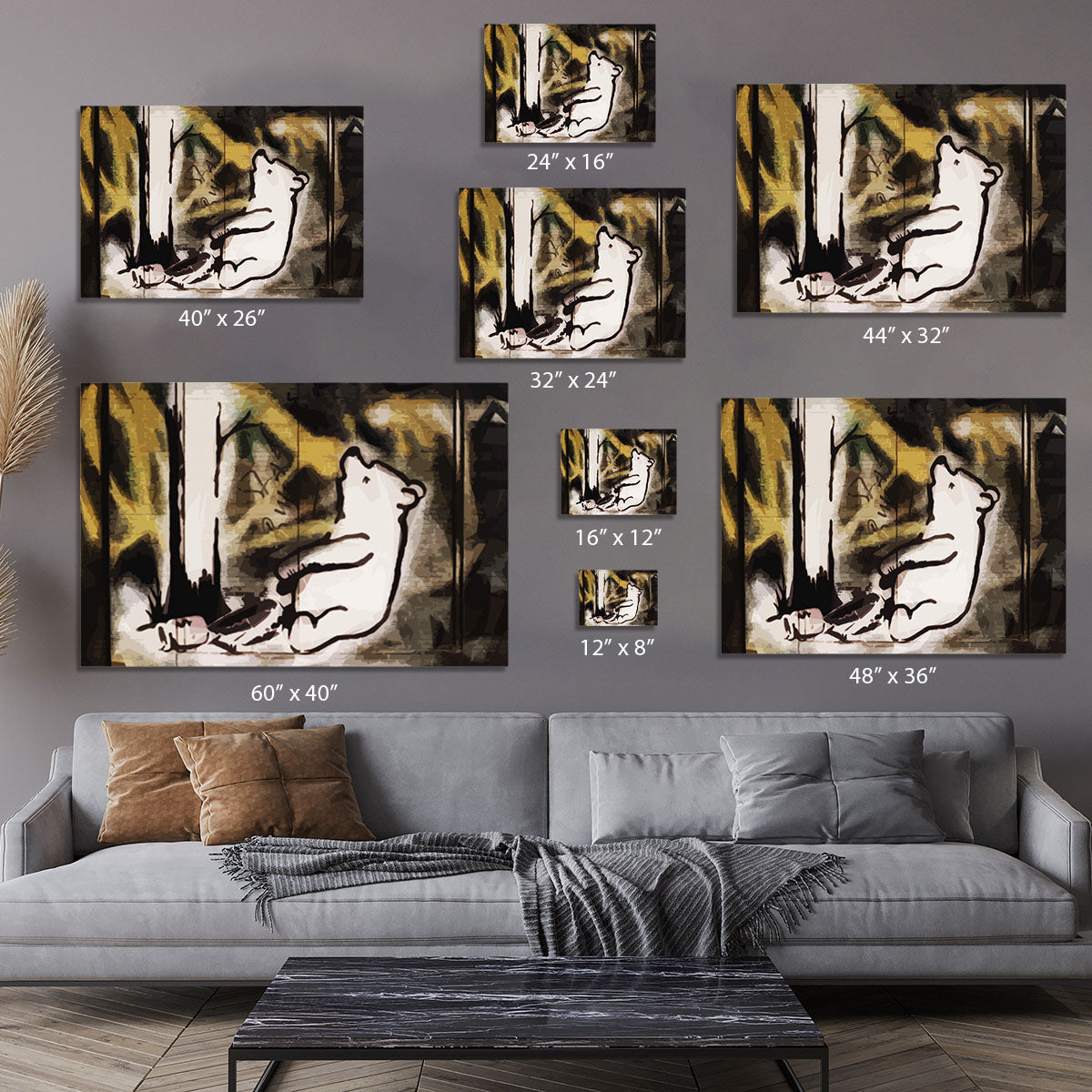 Banksy Winnie the Pooh Bear Trap Canvas Print or Poster - Canvas Art Rocks - 7