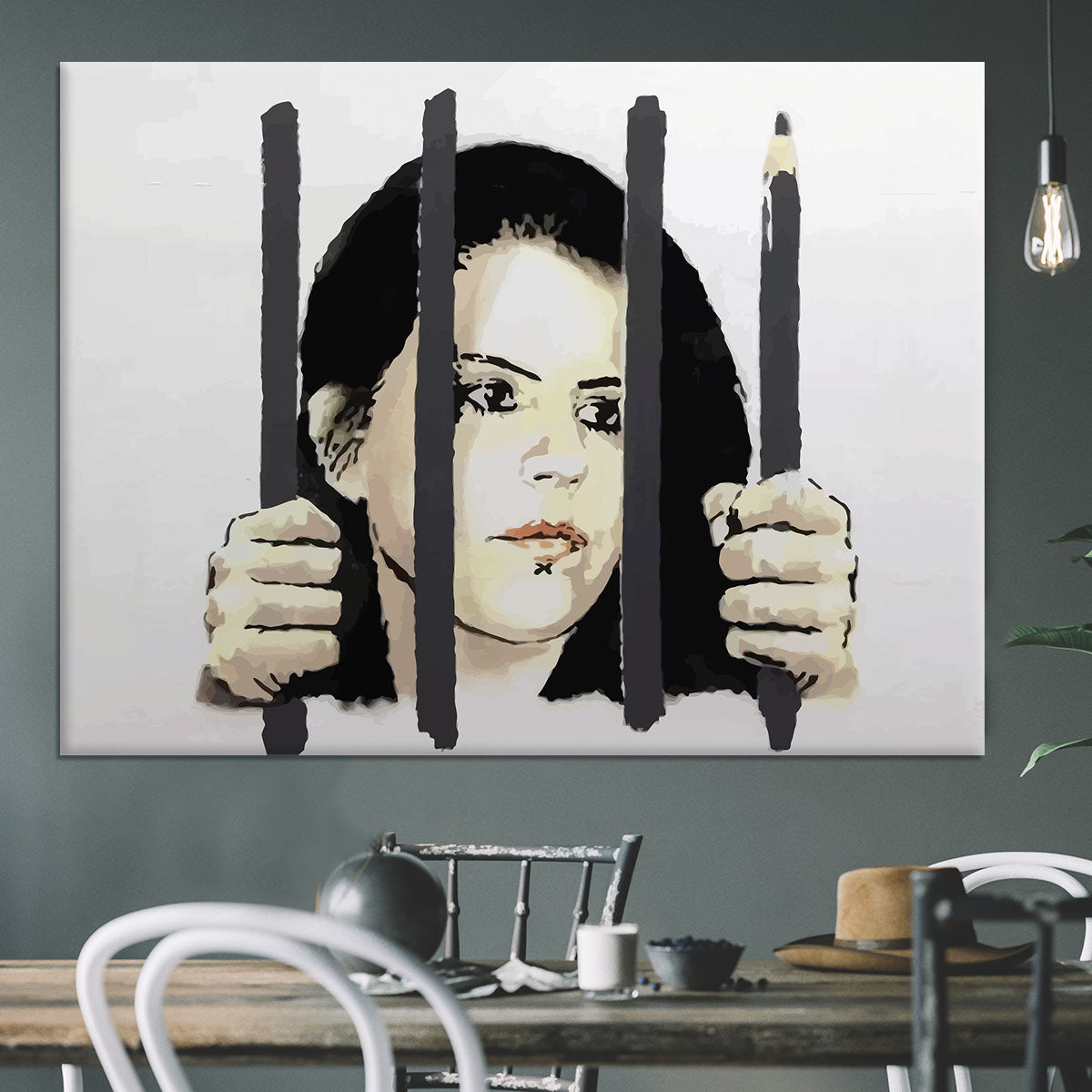 Banksy Zehra Dogan New York Canvas Print or Poster - Canvas Art Rocks - 3