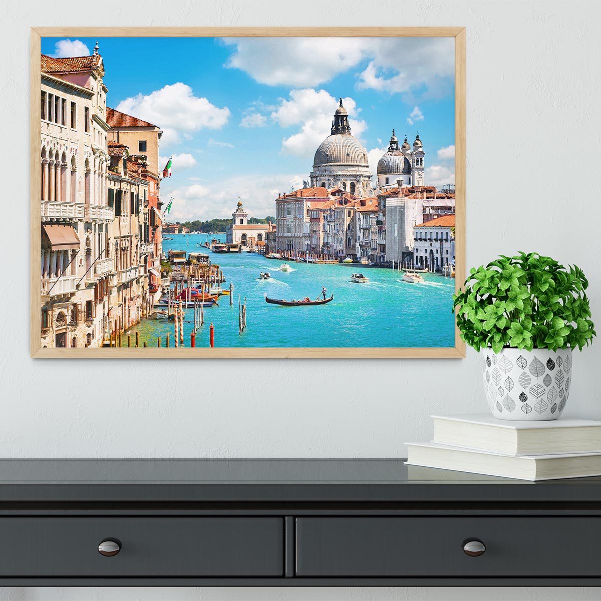 Basilica di Santa Maria della Salute Framed Print - Canvas Art Rocks - 4