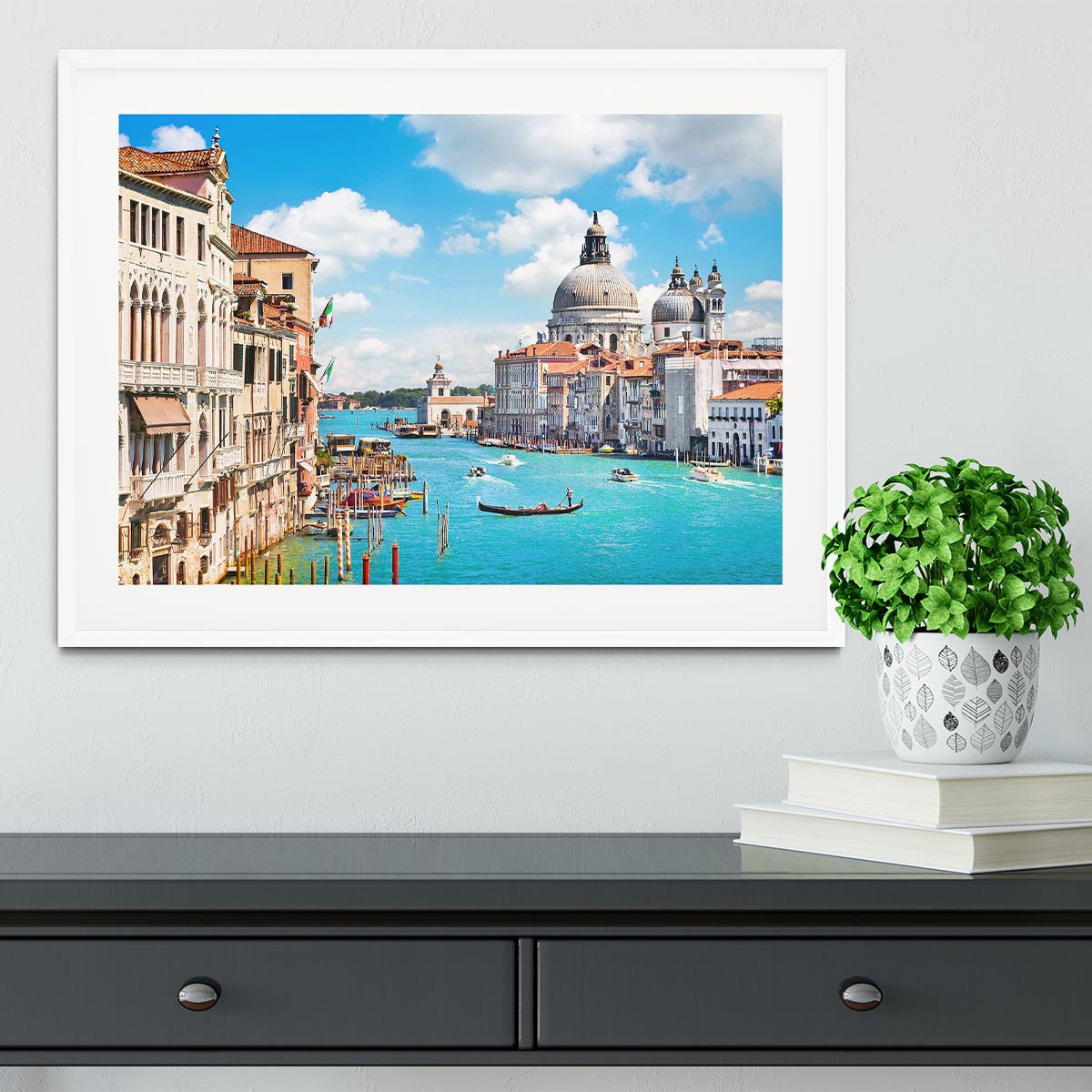 Basilica di Santa Maria della Salute Framed Print - Canvas Art Rocks - 5