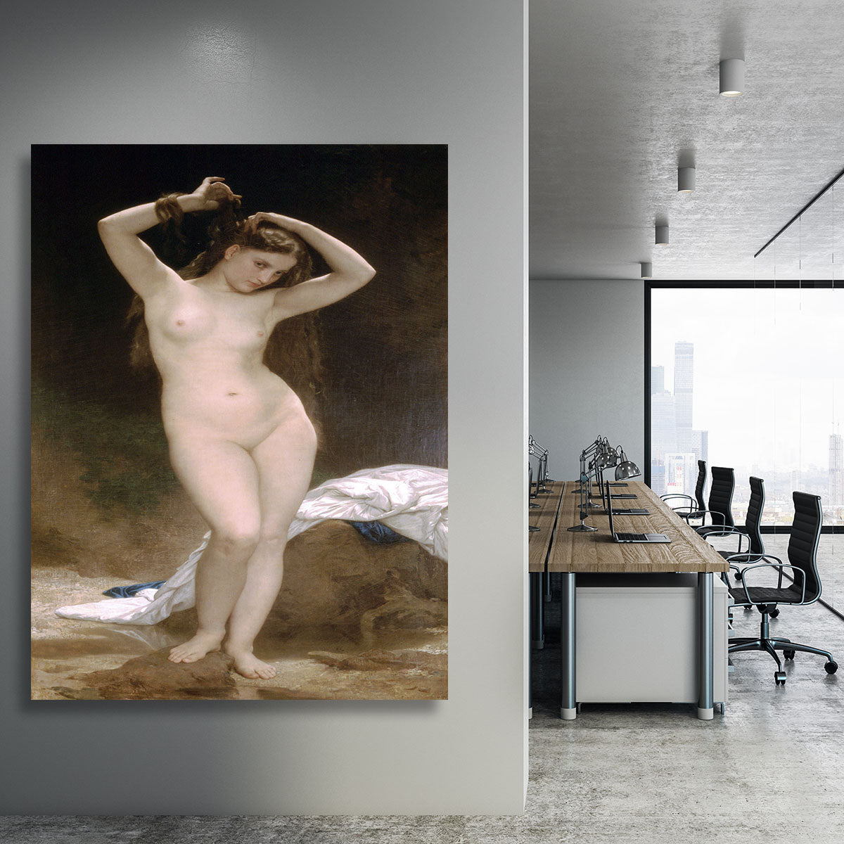 Bather By Bouguereau Canvas Print or Poster - Canvas Art Rocks - 3