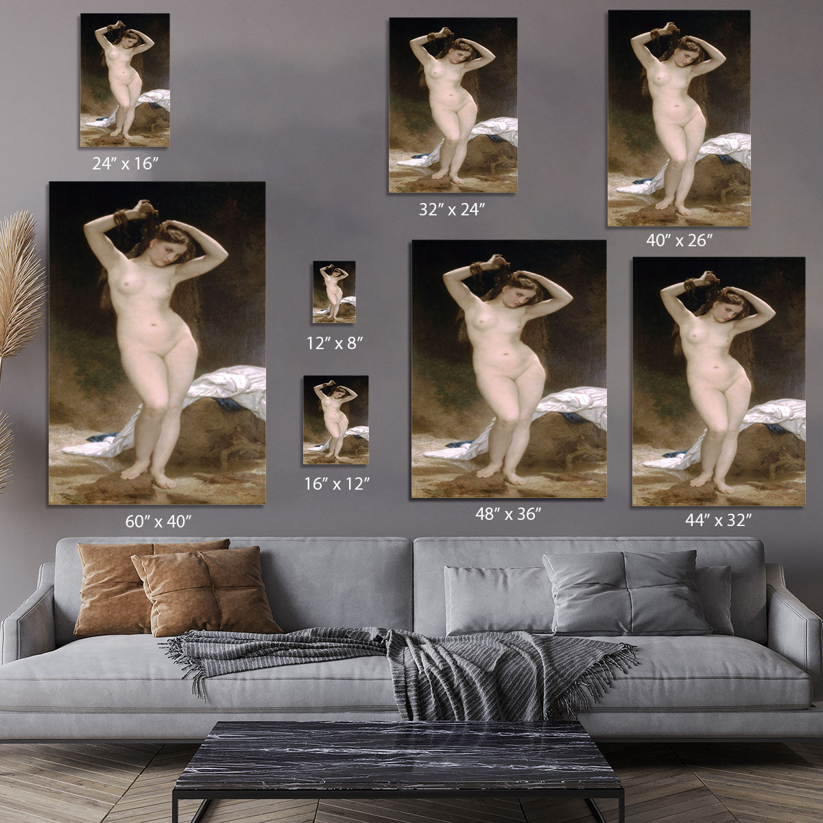 Bather By Bouguereau Canvas Print or Poster - Canvas Art Rocks - 7