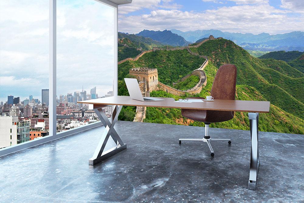 Beijing Great Wall of China Wall Mural Wallpaper - Canvas Art Rocks - 3