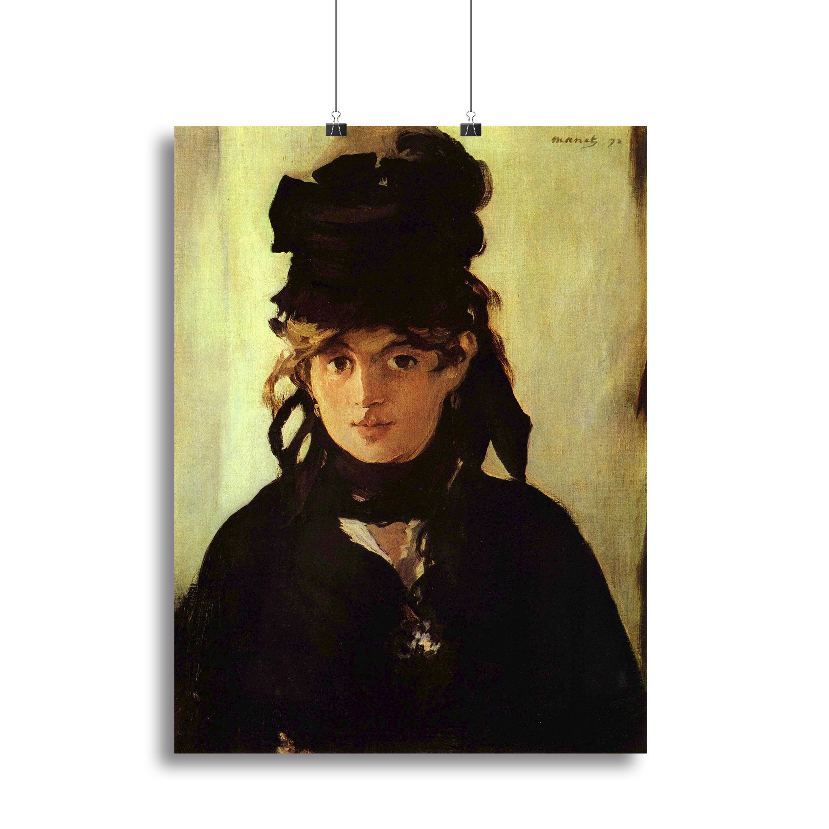 Berthe Morisot by Manet Canvas Print or Poster - Canvas Art Rocks - 2